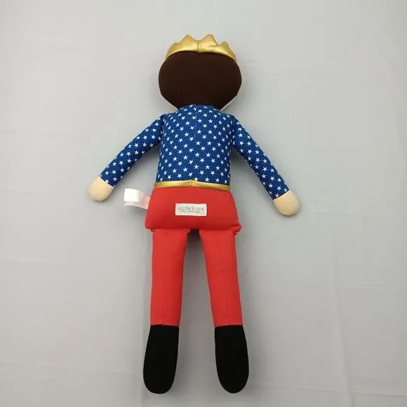 Handsome Prince Cuddle Toy Alimrose Design Australia Hand Embroidered Face 18in - Picture 6 of 11